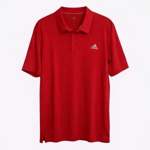 adidas Golf Red Performance Polo Shirt Men’s XXL | Moisture-Wicking
